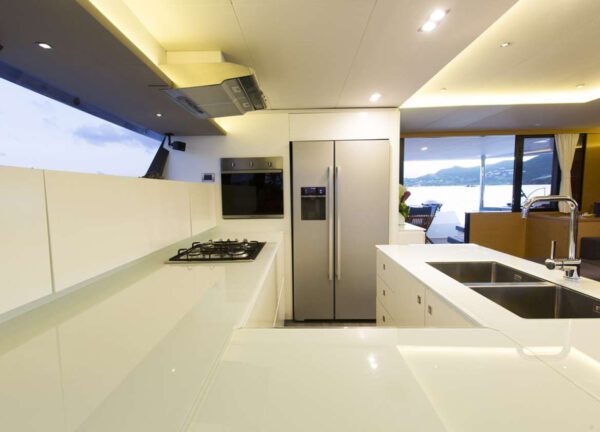 kitchen catamaran victoria 67 mallorca