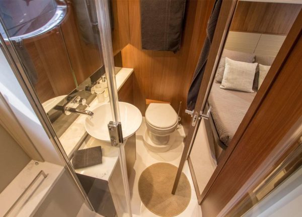 bathroom motor yacht princess v48 mallorca