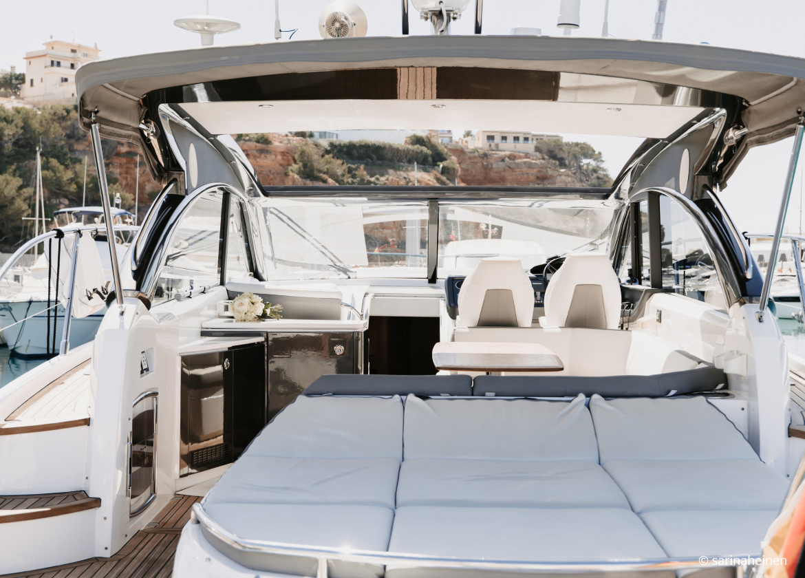 charter yacht princessv48 jani exterior