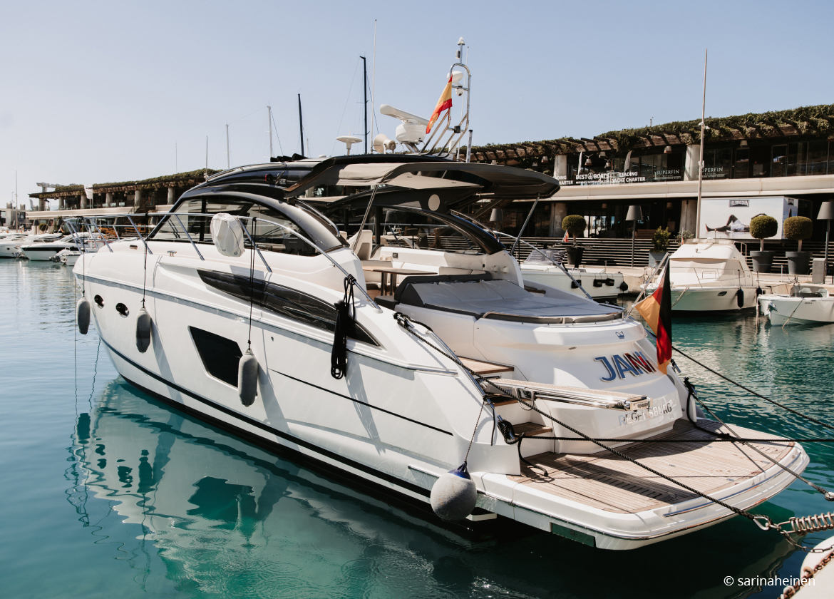 charter yacht princessv48 jani port adriano