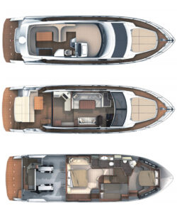 Yachtlayout Absolute 52 Fly HT „4 Friends“