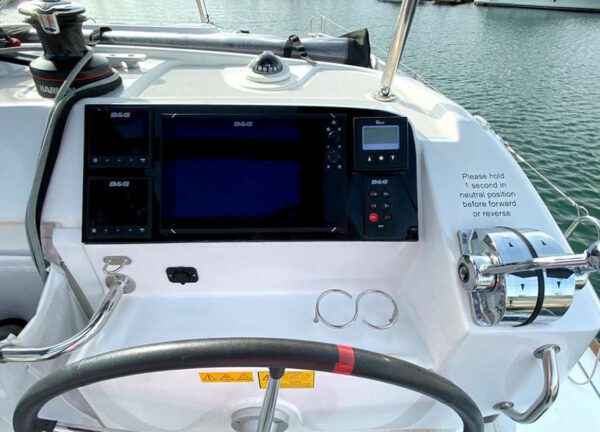 steering wheel catamaran lagoon 40 sunrise 2019 mallorca
