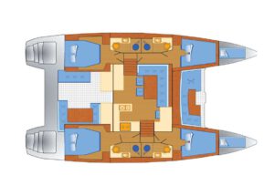 Yachtlayout Lagoon 450 F