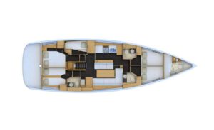 Yachtlayout Jeanneau 54