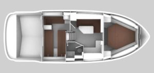 Yachtlayout Bavaria S36 Open