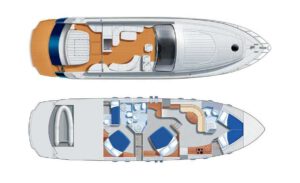 Yachtlayout Pershing 62 “Optimum”