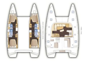 Yachtlayout Lagoon 42