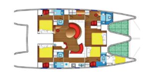 Yachtlayout Privilege 615 „Audaz“