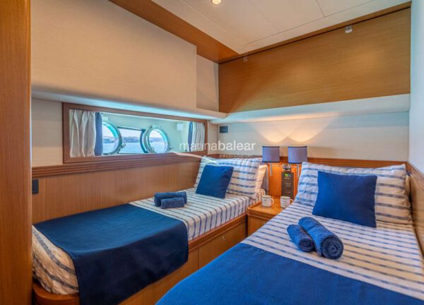 two bed cabin motor yacht apreamare maestro 65 trabucaire balearic islands