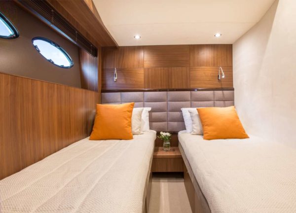 two bed cabin motor yacht princess 64 mio barco