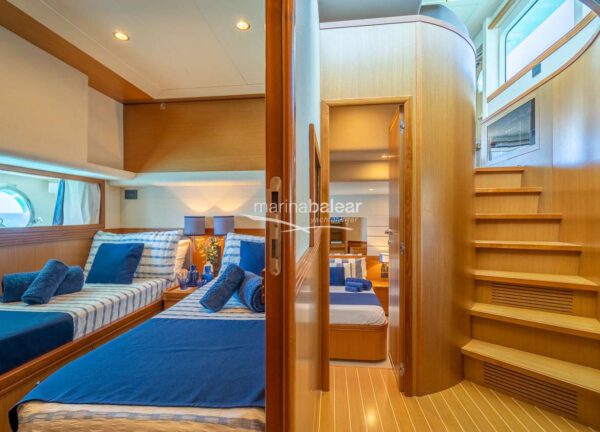 two bed cabins motor yacht apreamare maestro 65 trabucaire balearics
