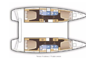 Yachtlayout Lagoon 46