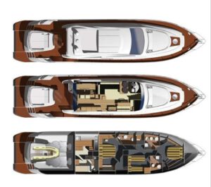 Yachtlayout Aicon 72 SL „Manzanos II“