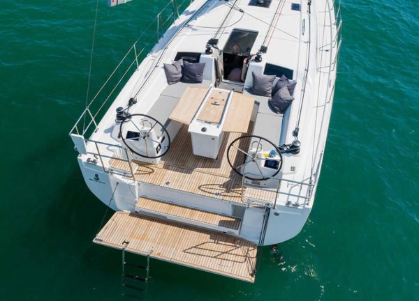 rear sailing yacht oceanis 40 1 mallorca charter