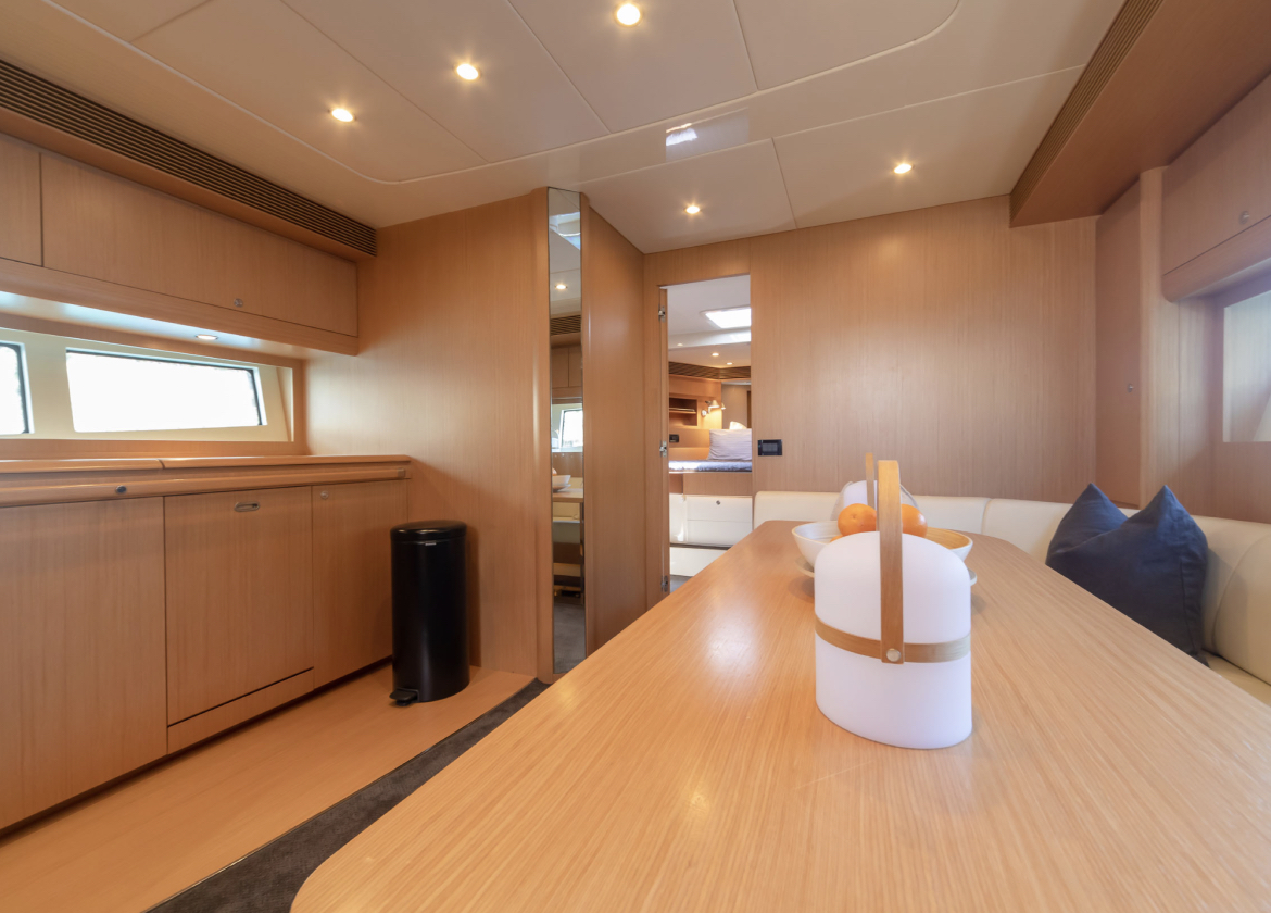 yacht charter riva 64 headquarters interior