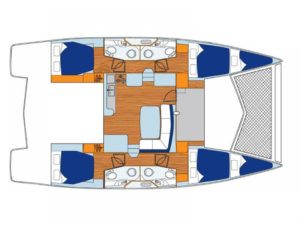 Yachtlayout Leopard 444