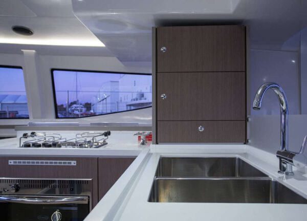 kitchen catamaran bali 48 open space