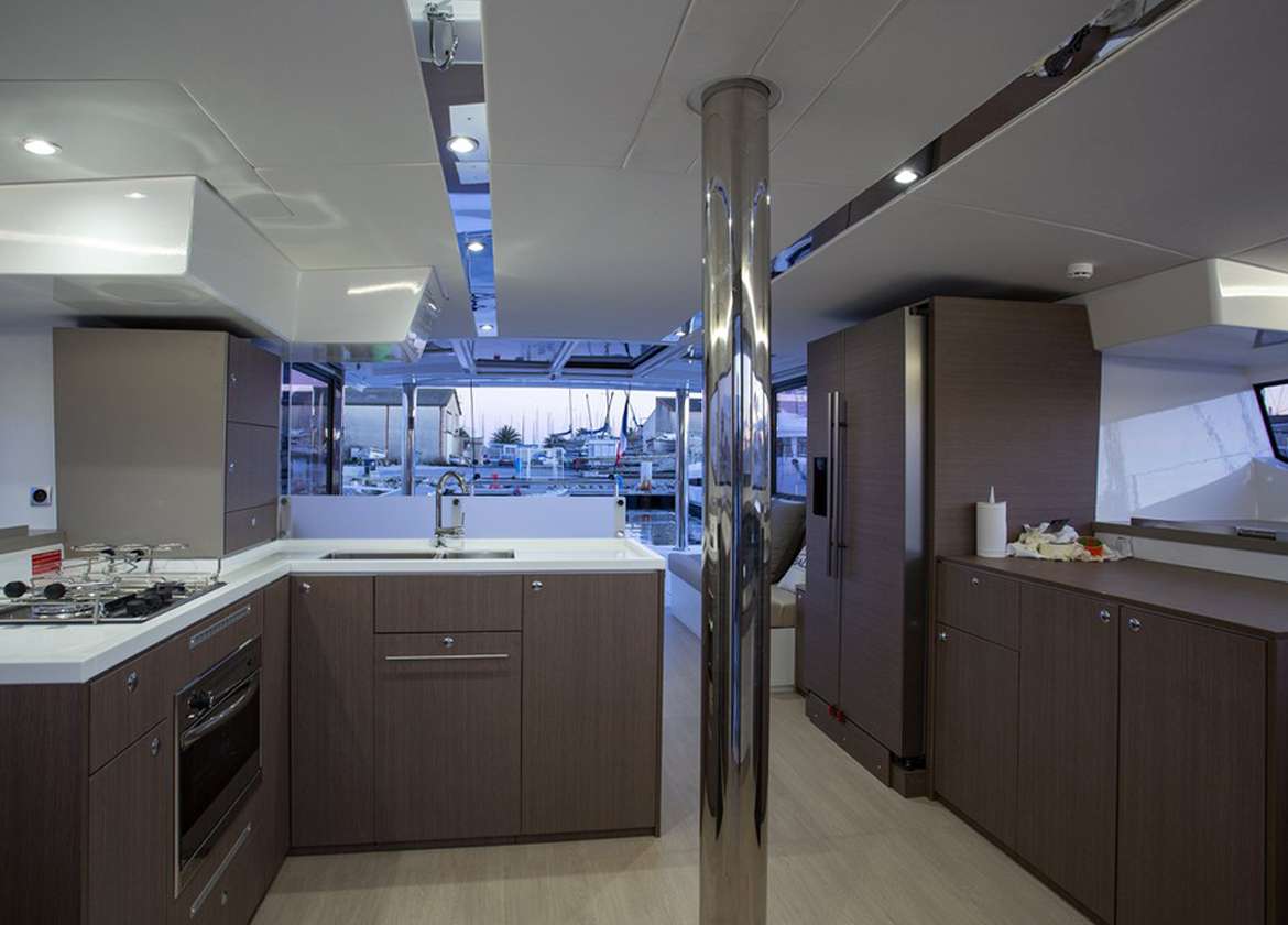 kitchen catamaran bali 48 open space ibiza