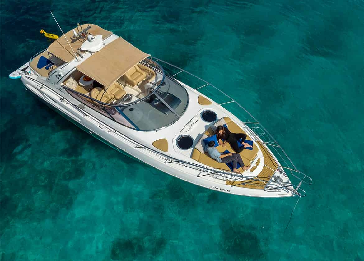 yacht charter cranchi41 extasea Mallorca