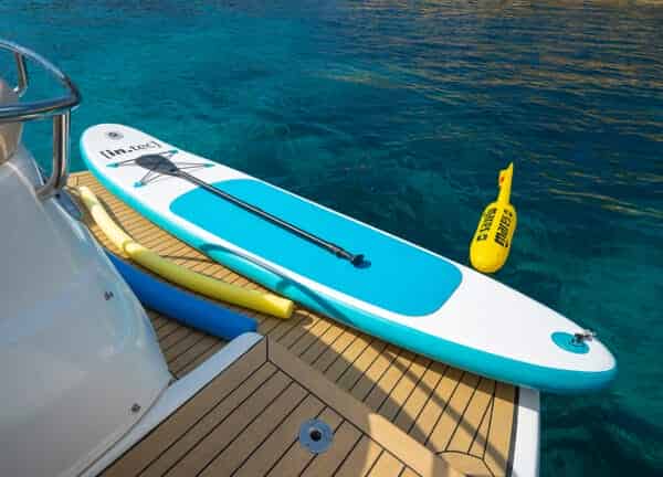 yacht charter cranchi41 extasea paddleboard