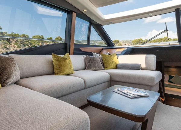 lounge motor yacht charter princess s60 aquavista mallorca