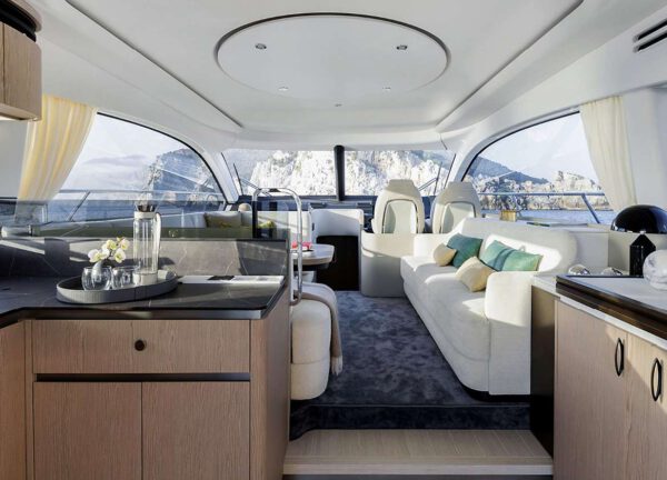 lounge motor yacht azimut 53