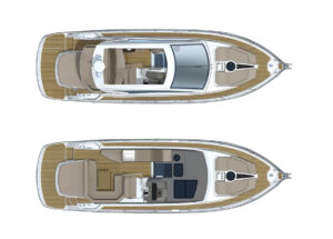 Yachtlayout Cranchi M44 HT “Trixi@”