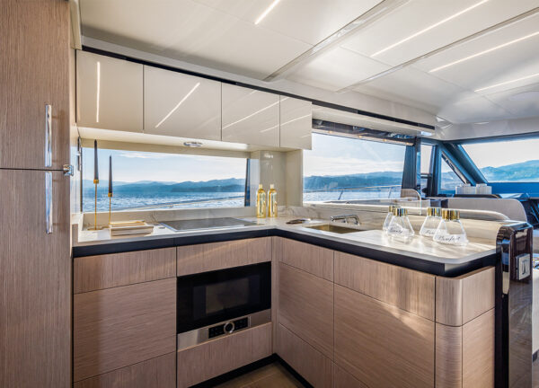 charter yacht absolute62fly kitchen