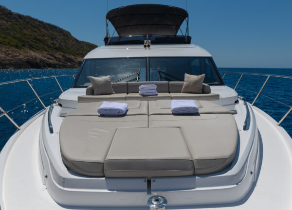 yacht princess f55 seven sunlounger