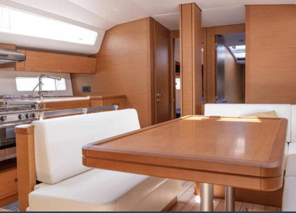 sailing yacht jeanneau 54 2023 totufo dining interior