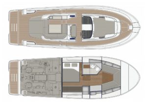 Yachtlayout Blue Game 42 MY „Marivent”