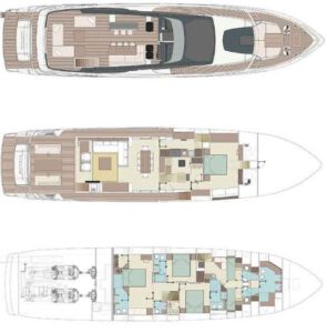 Yachtlayout MY Riva 90 Argo BARRACUDA III