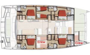 Yachtlayout Catamaran Bali 5.8 (2025)