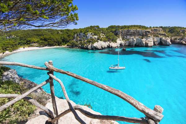 bays anchorages balearic islands menorca