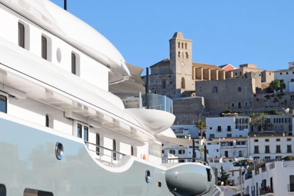 Superyacht in Ibiza