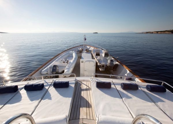 sunbathing luxury yacht picciotti 140 libra greece