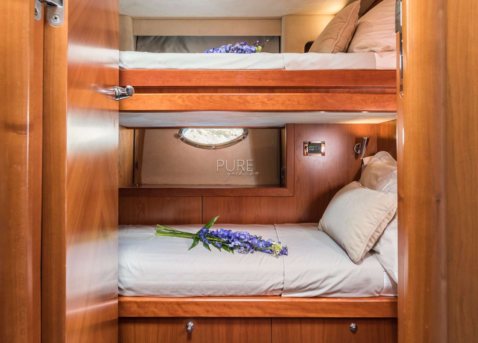 two bed cabin sunseeker predator 82 froggy luxury yacht