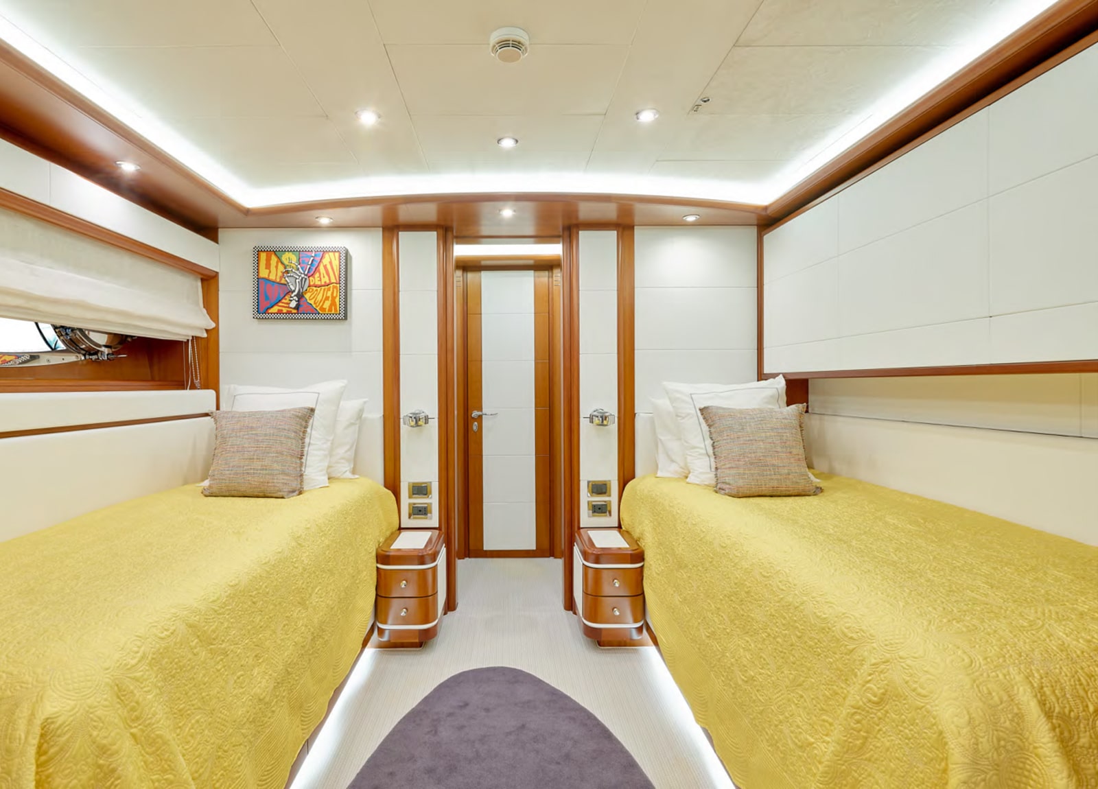 twin cabin luxury yacht crm 130 bunker balearic islands