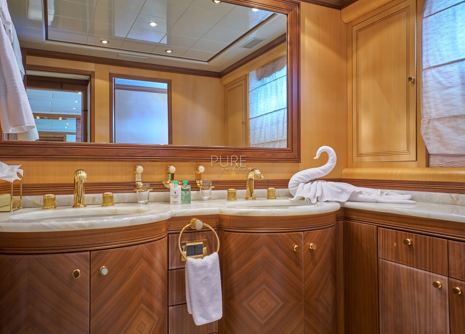 bathroom luxury yacht mangusta 130 shane balearic islands