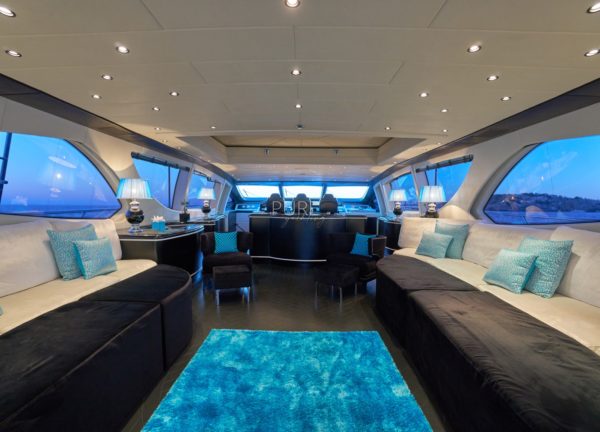 lounge luxury yacht mangusta 130 shane balearic islands