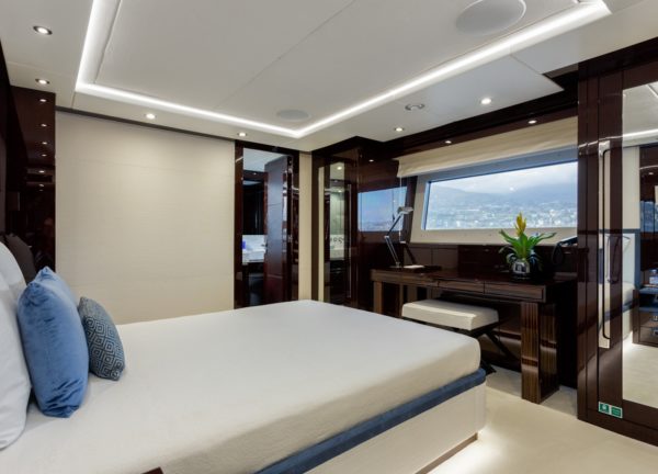 cabin luxury yacht sunseeker 131 ladym eastern mediterranean