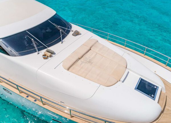 sunbeds luxury yacht lex maiora 26m balearic islands