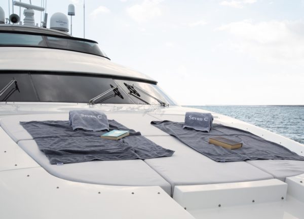 sunbeds luxury yacht maiora 28m sublime mar spain