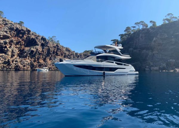 luxury yacht galeon 640 fly habana iv balearic islands charter