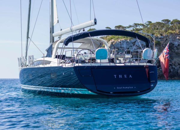 luxury yacht jeanneau 64 thea of southampton rear