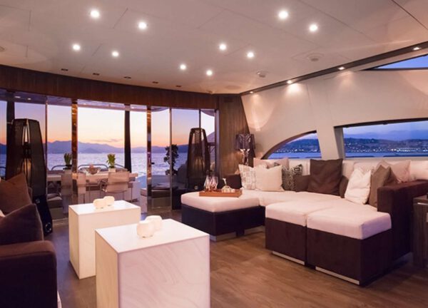 living room luxury yacht leopard 34 western mediterranean