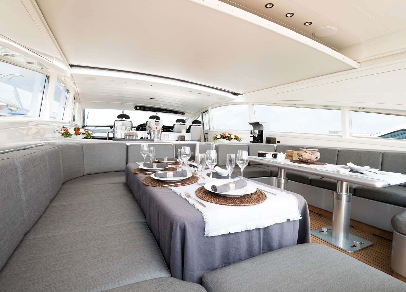 lounge luxury yacht leopard 27 balearic islands