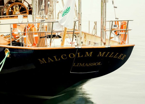 rear luxury sailing yacht john lewis sons malcolm miller