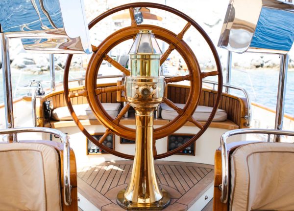 steering wheel luxury sailing yacht john lewis sons malcolm miller