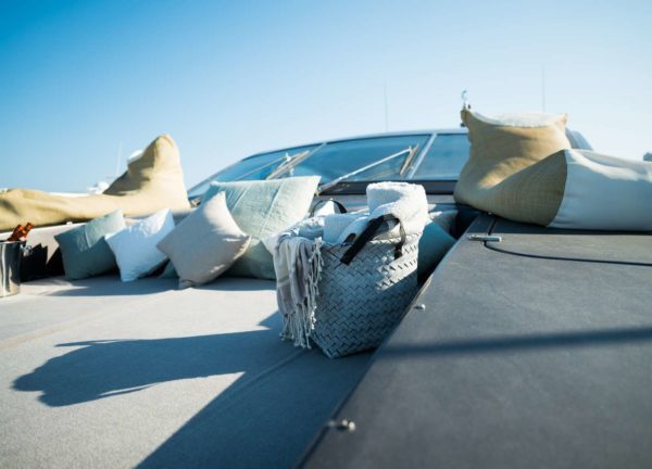 sunbeds luxury yacht leopard 27 aya balearic islands